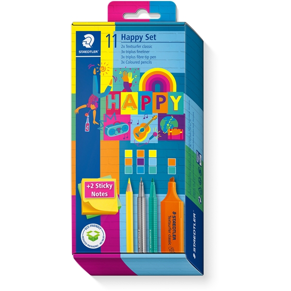 Staedtler Happy Writing Sett 11 deler (Bilde 2 av 2)