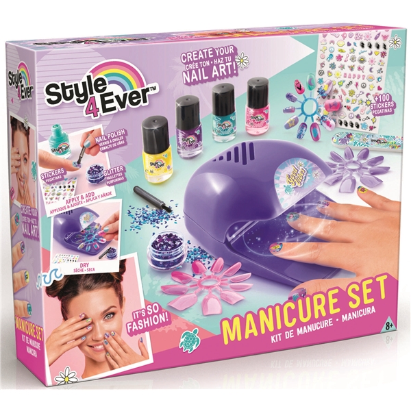 Style 4 Ever Nail Art Manicure Set (Bilde 1 av 2)