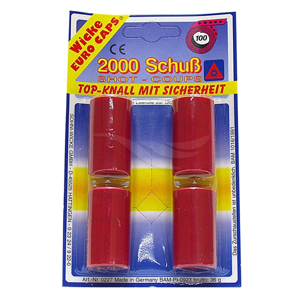 Kruttlapper 100 Skudd