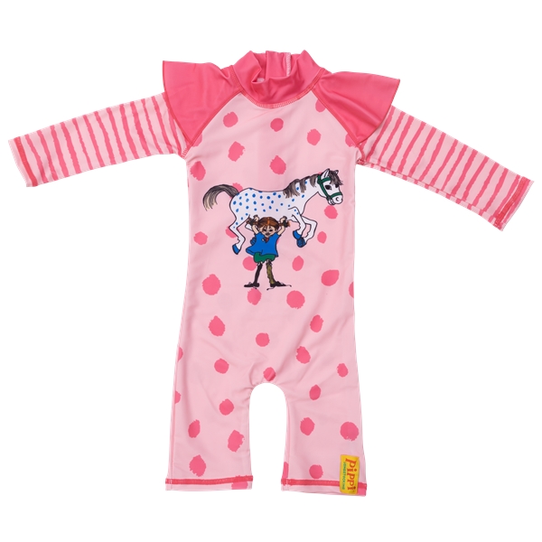 Swimpy UV-Drakt Pippi Rosa (Bilde 1 av 2)