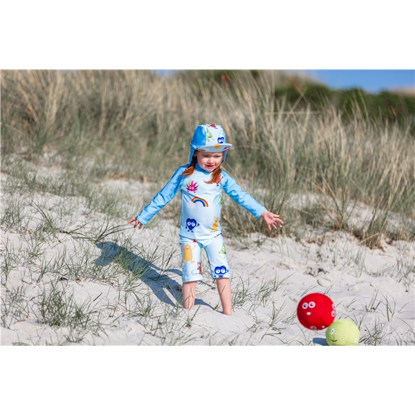 Swimpy UV-drakt Bubbles Blue (Bilde 3 av 3)