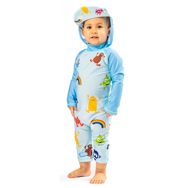 Swimpy UV-Hatt Bubbles Blue (Bilde 3 av 4)