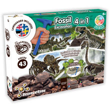 Science4you Fossil Excavation 4-i-1