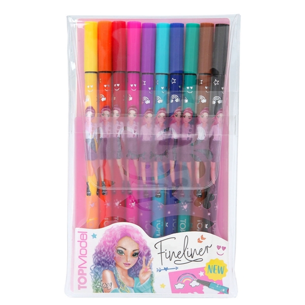 TOPModel Fineliner penner, 10-s (Bilde 1 av 6)