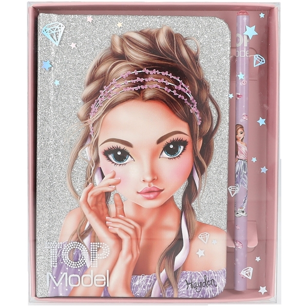 TOPModel Notebook med penn Glitter Queen (Bilde 1 av 5)