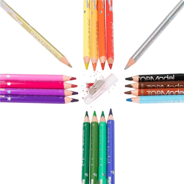 TOPModel Fargeblyanter med blyantspisser 18-p (Bilde 3 av 3)