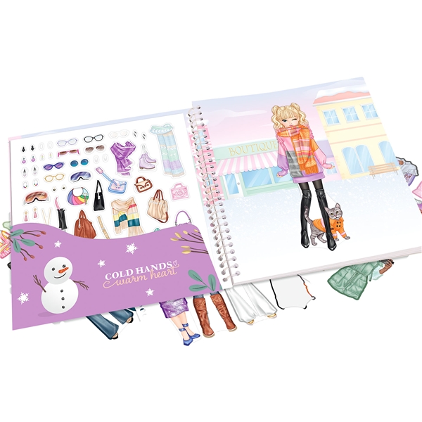 TOPModel Dress Me Up Stickerbook Winter (Bilde 2 av 4)