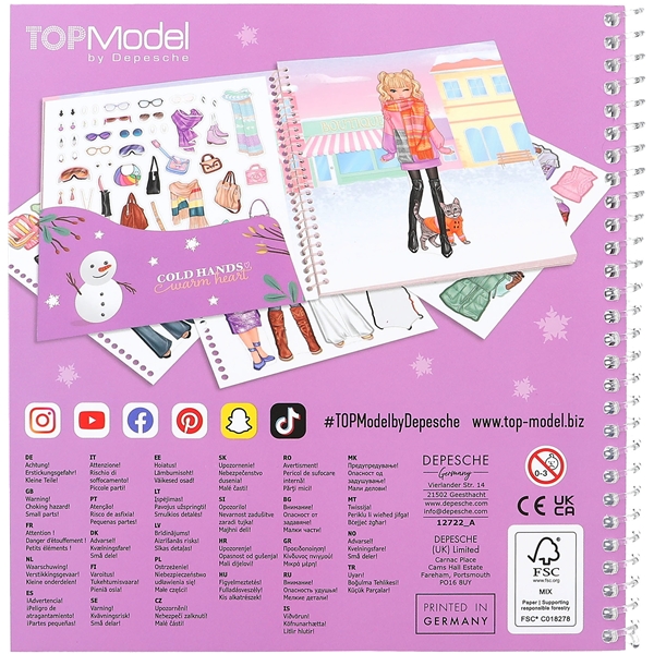 TOPModel Dress Me Up Stickerbook Winter (Bilde 4 av 4)