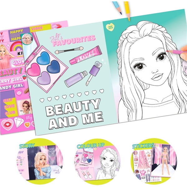 TOPModel Malebok BEAUTY FUN (Bilde 3 av 4)