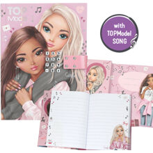TOPModel Dagbok med kode & musikk MIN BFF
