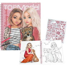 TOPModel Malebok med paljetter LEOHEART