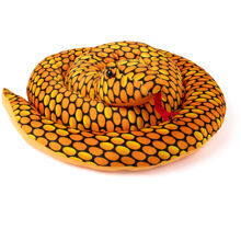 Teddykompaniet Slange 200 cm Orange