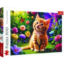 Puslespill 500 Biter Trefl Cute Kitty