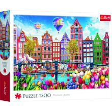 Puslespill 1500 Brikker Trefl Fargerike Amsterdam