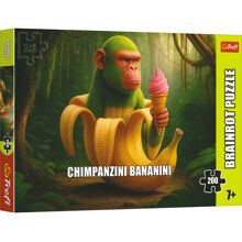 Puslespill 200 Biter Brainrot Chimpanzini Bananini