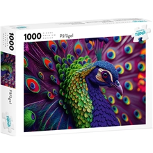 Puslespill 1000 brikker Peacock