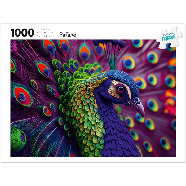 Puslespill 1000 brikker Peacock (Bilde 2 av 2)