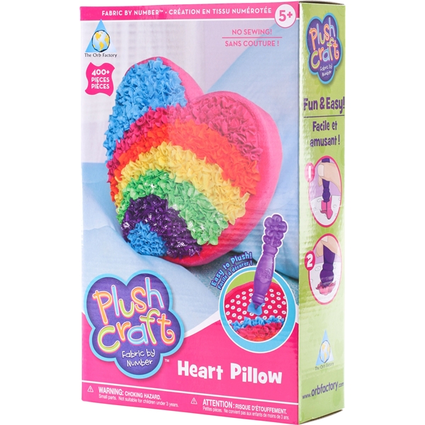 Plush Craft Heart Pillow (Bilde 1 av 2)