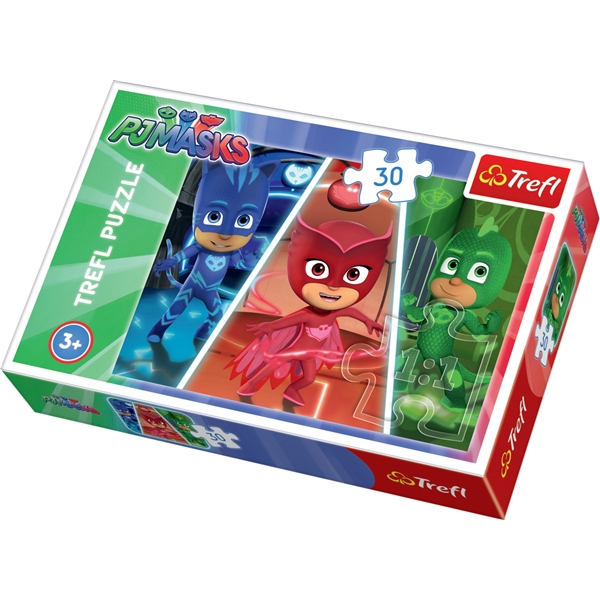 Puslespill 30 deler - PJMasks Brave team