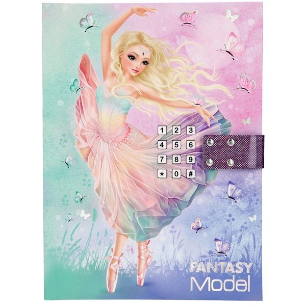 Fantasy Model Dagbok med Kodelås Balet (Bilde 1 av 3)