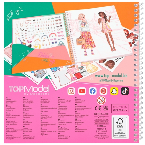 TOPModel Dress Me Up Stickerbook Love (Bilde 4 av 4)