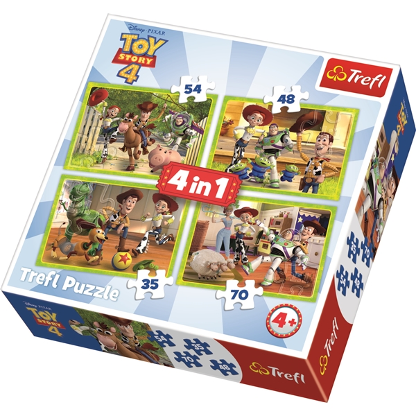 Puslespill 4-i-1 Toy Story 4: Toy Team