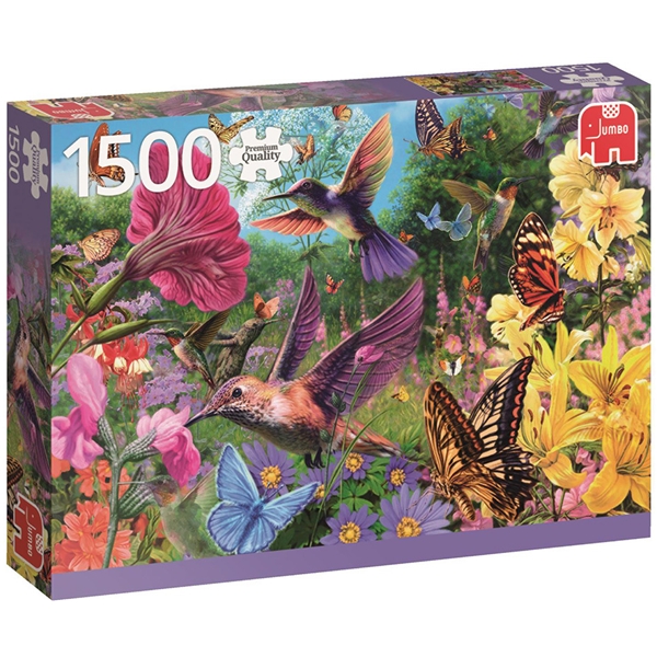 Puslespill 1500 Deler Hummingbird Garden
