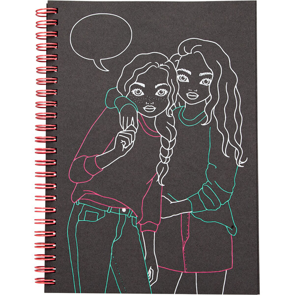TOPModel Doodle Aktivitetsbok & Neonpenner (Bilde 4 av 5)