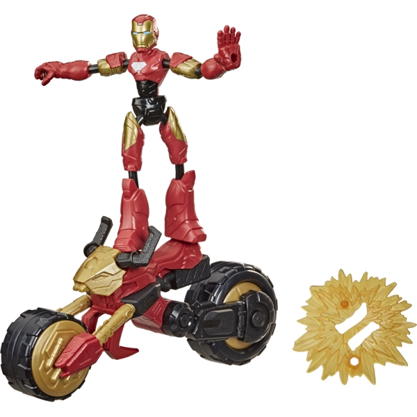 Avengers Bend & Flex Rider Iron Man (Bilde 2 av 6)