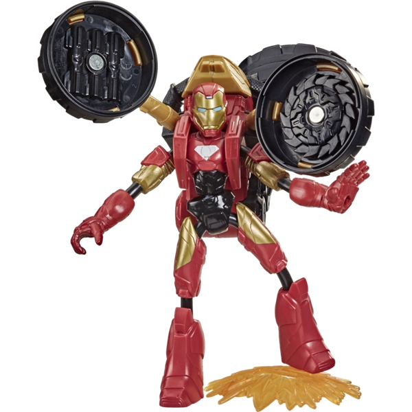 Avengers Bend & Flex Rider Iron Man (Bilde 3 av 6)