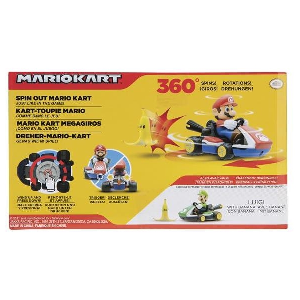 Super Mario Spin Out Mario Kart Mario (Bilde 4 av 4)