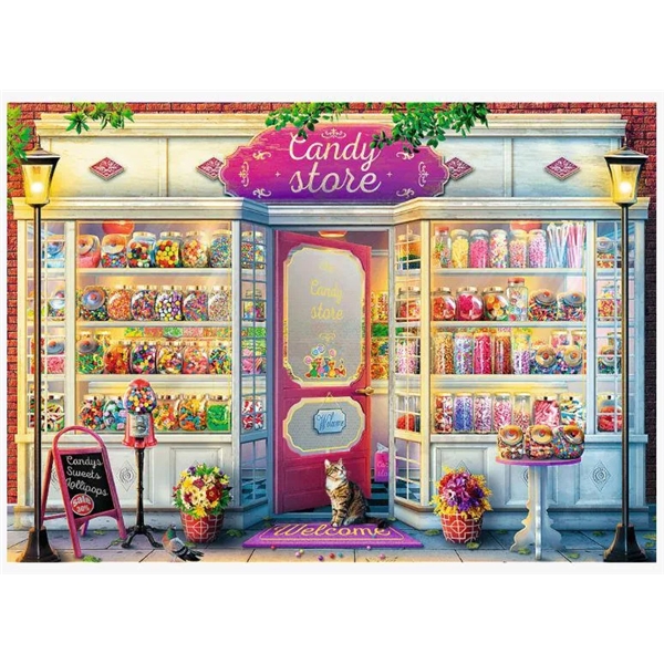 Puslespill 500 Deler Candy Store (Bilde 2 av 2)