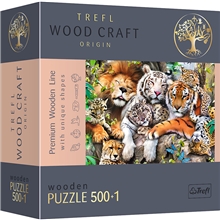 Trefl Wood Puslespill Wild Cats 501 brikker