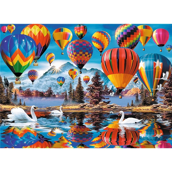 Trefl Wood Puslespill Air-Balloon 1000 brikker (Bilde 2 av 8)