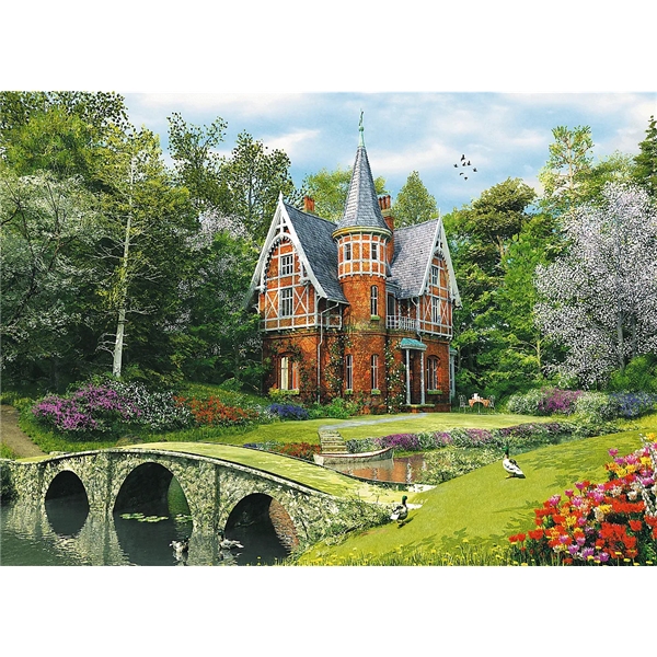 Trefl Wood Puslespill Castle in a Park 1000st (Bilde 2 av 5)