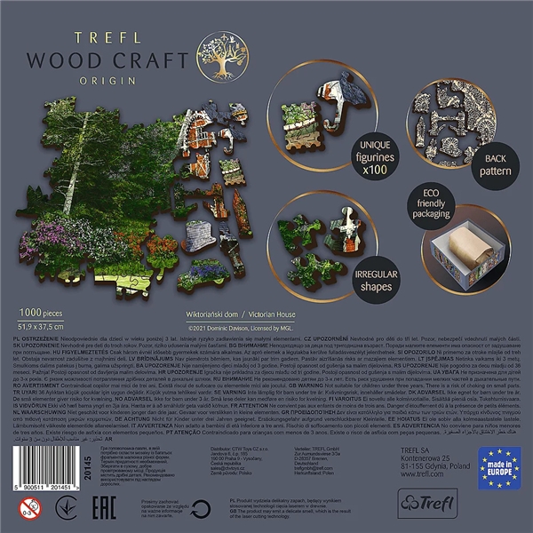 Trefl Wood Puslespill Castle in a Park 1000st (Bilde 5 av 5)