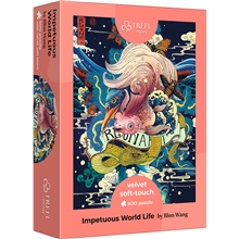 Trefl Prime Velvet Puzzle Impetuous World Life 500