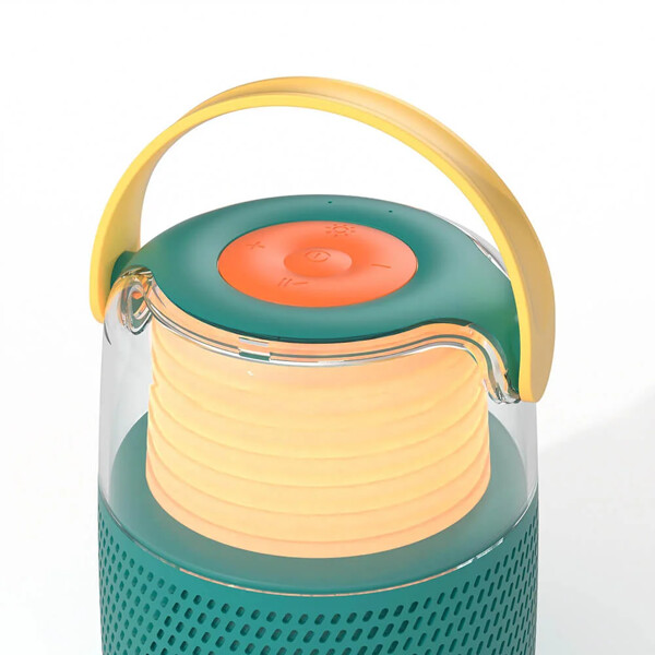 Høyttaler Karaoke Kit Mic LED Blå (Bilde 4 av 9)