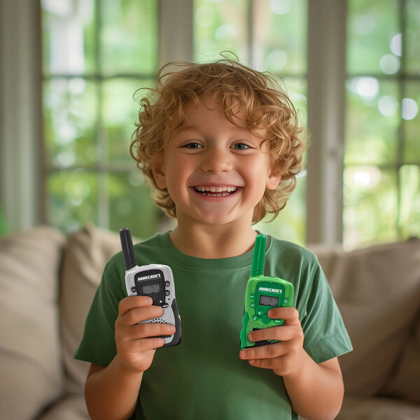 Walkie Talkie Minecraft Digital LCD LED (Bilde 2 av 3)
