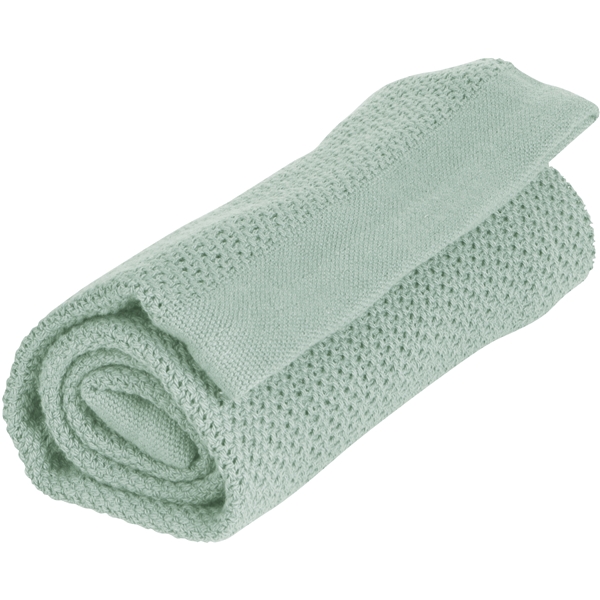 Vinter & Bloom Pledd Soft Grid EKO Sage Green