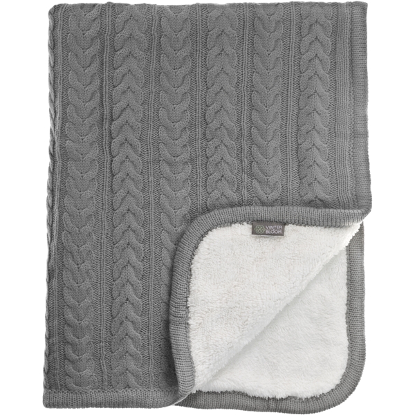 Vinter & Bloom Pledd Cuddly Dove Grey (Bilde 1 av 4)