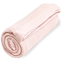 Vinter & Bloom Pledd Soft Grid EKO Baby Pink