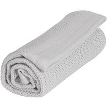 Vinter & Bloom Pledd Soft Grid EKO Dove Grey