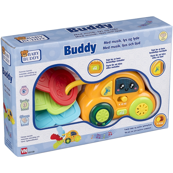 Baby Buddy Bil med Nøkler og lyder (Bilde 1 av 2)