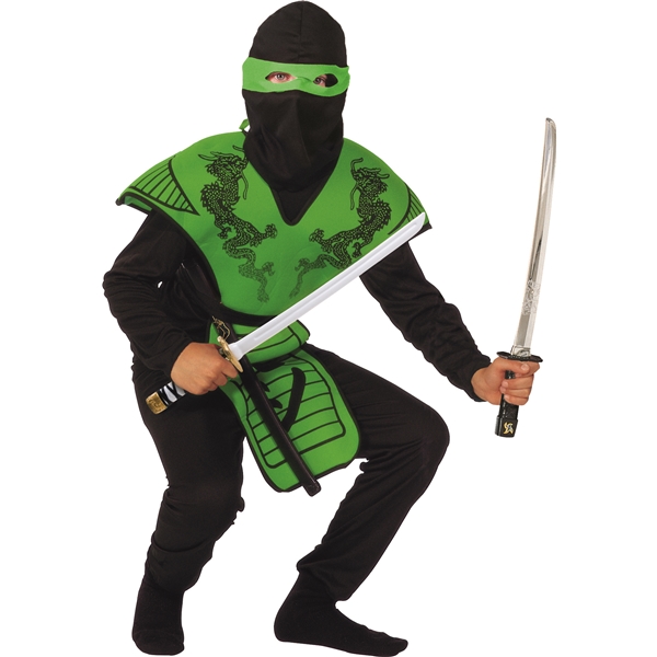 Grønn Ninja Fighter