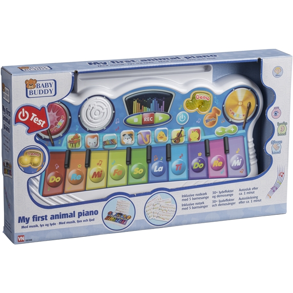 Baby Buddy Keyboard Lys & Lyd (Bilde 3 av 3)