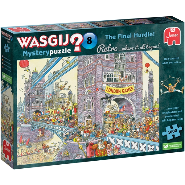 Wasgij Retro Mystery 8 The Final Hurdle! (Bilde 1 av 2)