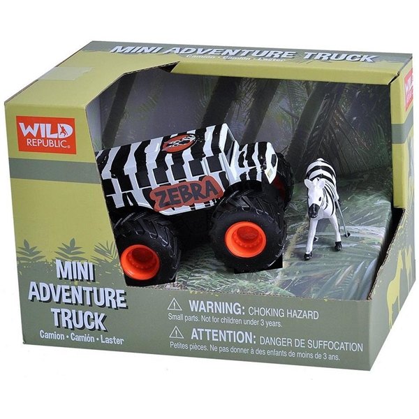 Wild Republic Mini Adventure Truck Zebra (Bilde 2 av 2)