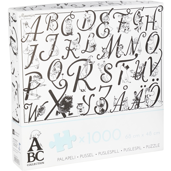 Puslespill 1000 Deler Mummi Alfabet (Bilde 1 av 3)