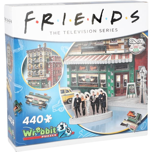 Wrebbit 3D Puslespill Friends Central Perk (Bilde 1 av 5)